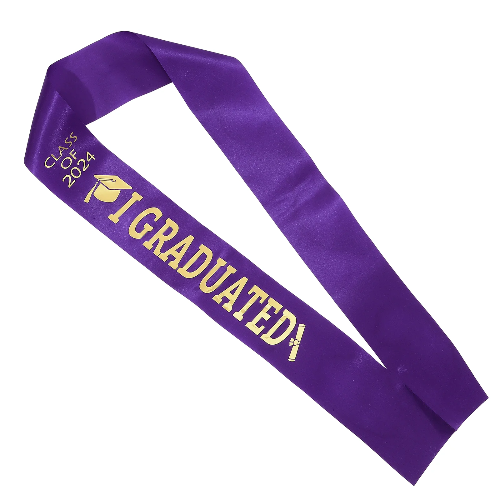 

Graduation Party Belt Ribbon Sash Etiquette Shoulder Strap Decorate Class Of 2024 Sashes for Satin Cloth Supplies Man Belts