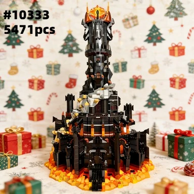 

Набор строительных блоков Black Tower Dark Model: креативные кирпичики MOC, декоративные игрушки для детей и взрослых, коллекционные подарки, 5471 деталь