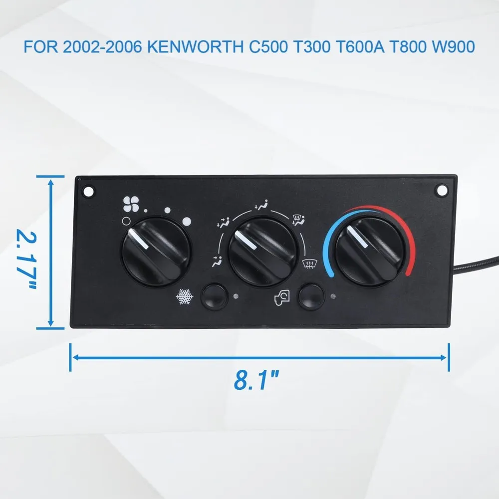 ケンワースW900 T800 T600A 02-06用ヘビーデューティー クライメートコントロールモジュール 599-5511