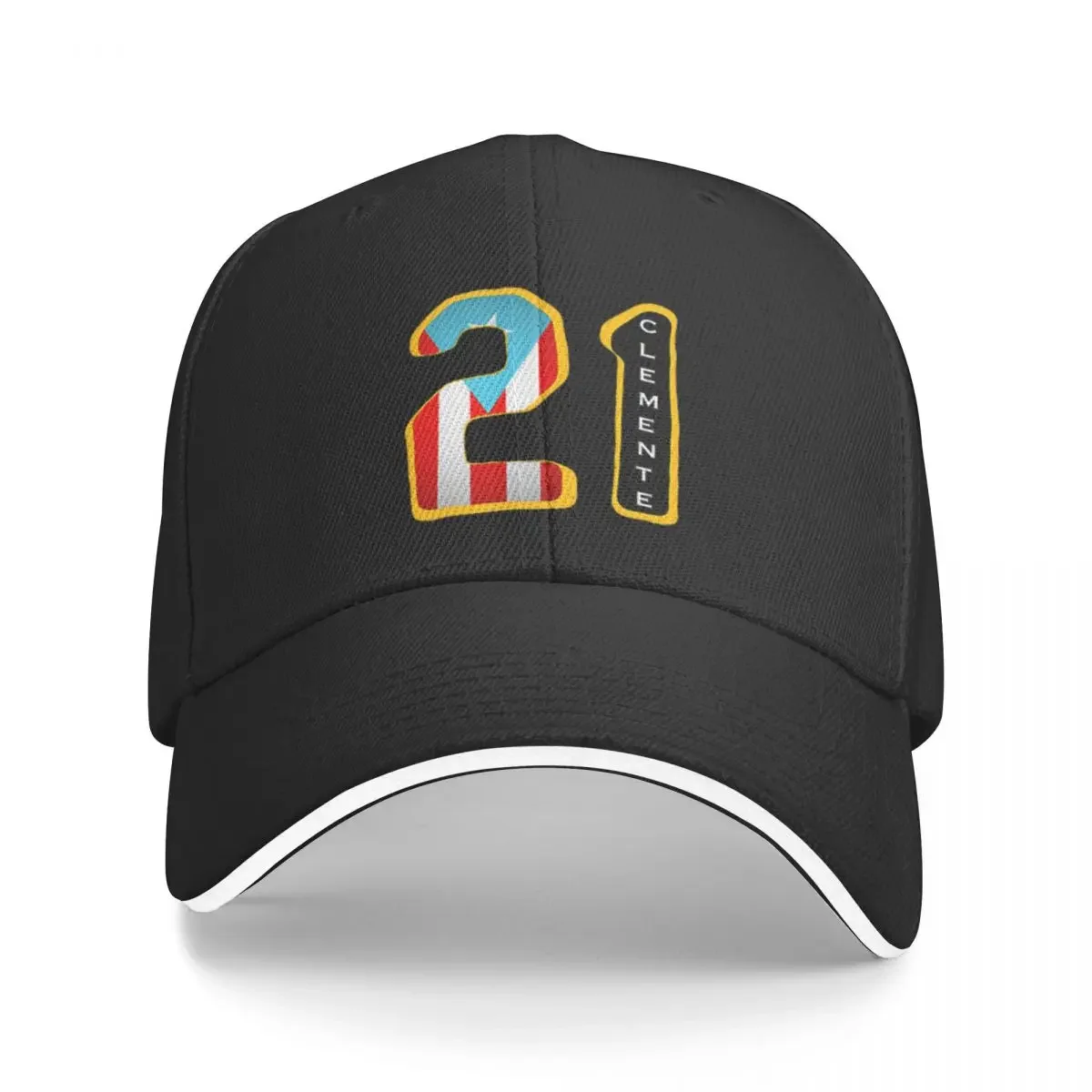 

Roberto Clemente 21 PR Flag Cap Fashion Casual Baseball Caps Adjustable Hat Hip Hop Summer Unisex Baseball Hats Polychromatic