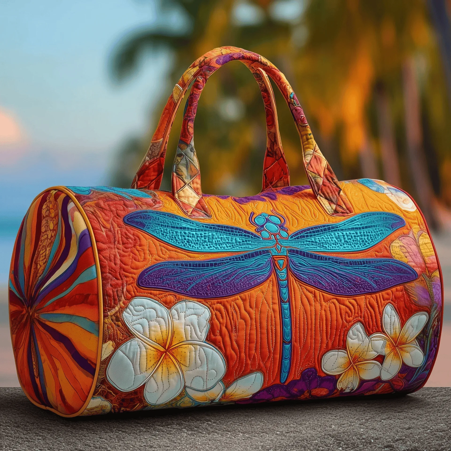 

3D Printed Quilted Travel Bags retro Handbag Gifts Sport Bags Custom Tote Bag Training Bag Beach Hiking Camping