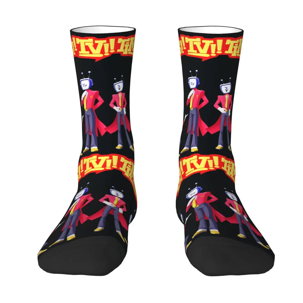 デルタルーンゲームクリス・スージー・ラルセイとテナソックスかわいいストッキング秋アンチスリップカップルソックスミディアムソフトアウトドアスポーツソックス