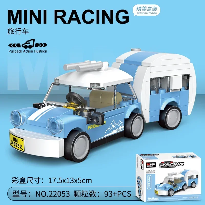 Racing Auto Bus Engineering Fahrzeug Krankenwagen Zurückziehen Modell Bausteine Ziegel Spielzeug Kinder Jungen Kompatibel Mit Lego