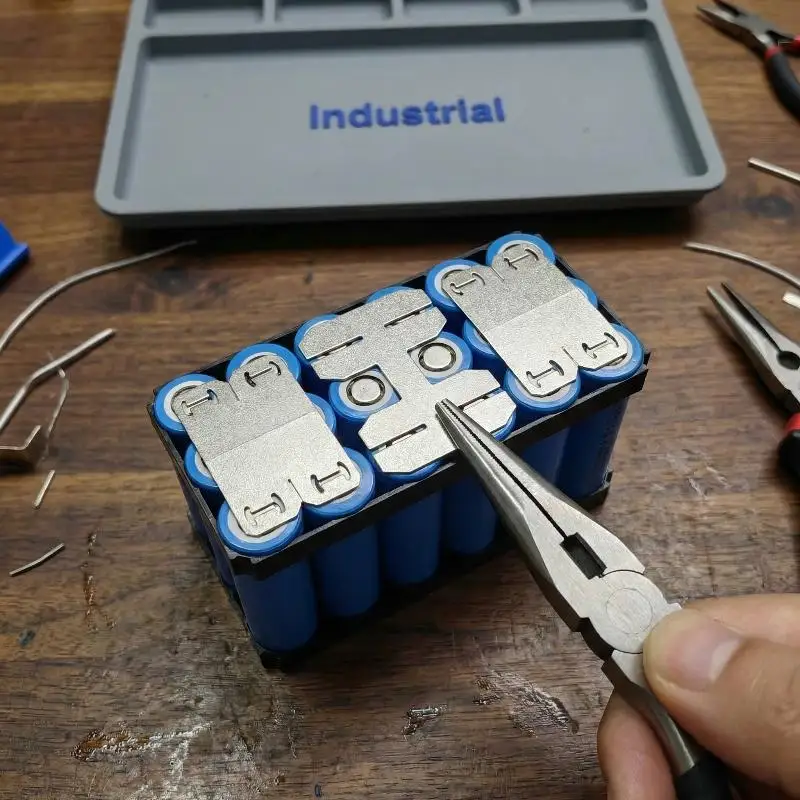 [W]  Set 10 Core 18650 Battery Nickel Strip Sheet Connector For 20V Lithium Pack DCB205 Electric Power Tool DIY Replacement Part