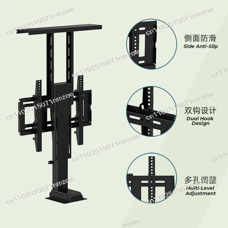 For 32-80 Inch Movable Lift LCD TV Display Bracket Electric Lift TV Bracket Is Suitable