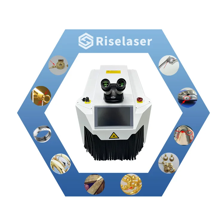 High Speed CCD 150 Watts Desktop Gold Silver Jewelry Small Thermal Impact Area Laser Spot Welding Welder Machine