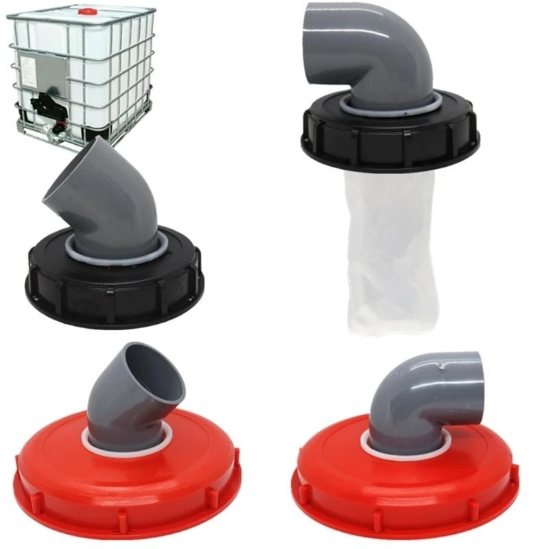 

Water Coupling Lid Rainwater Tanks Container Lid Garden Replacement Fitting Plastic Texture for Efficient Water Flows 37JD