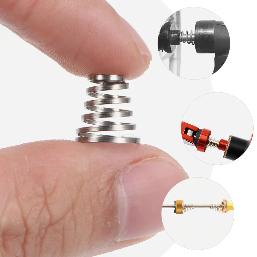 

100Pcs Quick Release Bike Wheel Springs Universal Stainless Steel Replacement Mtb Skewer Spring Bicycle Hub Accessories