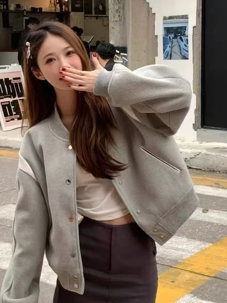 

Уникальный свитшот с воротником-стойкой, женская весенне-осенняя свободная повседневная толстовка с воротником-стойкой, модная брендовая одежда Teana Snow