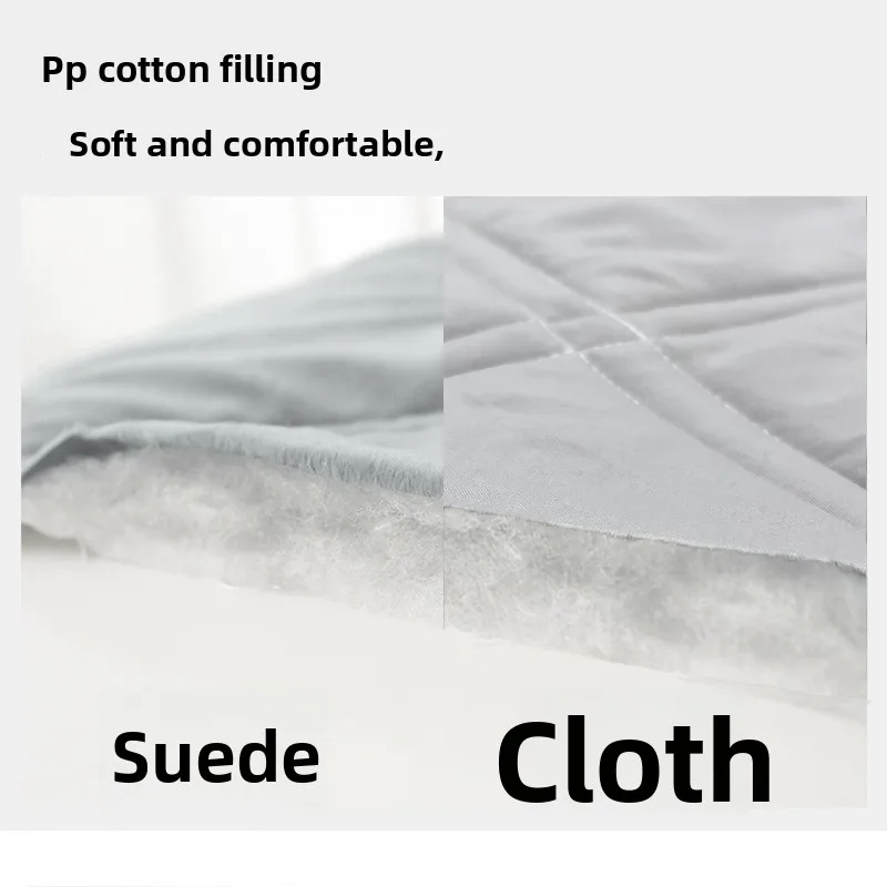 Thick Fleece Headboard Cover, Universal Simple Anti-Collision Soft Pack Bed Head Protective Sleeve for Bedroom