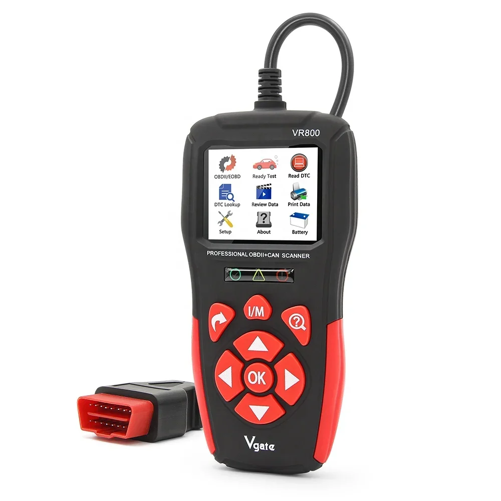 Vgate VR800 OBD2 Fault Code Reader Car Diagnostic Scanner Support Car, light Truck, SUV, Hybrid Electric Vehicle