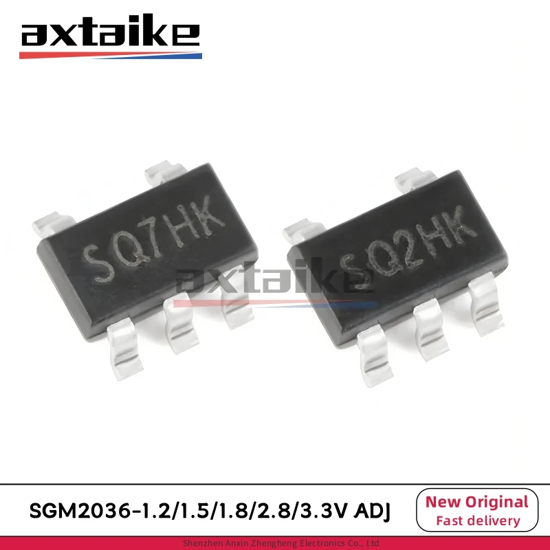 20PCS SGM2036-1.2 1.5 1.8 2.8 3.3 ADJYN5G/TR SOT23-5 SMD SGM2036 300mA LDO RF Linear Regulators Voltage Regulator IC