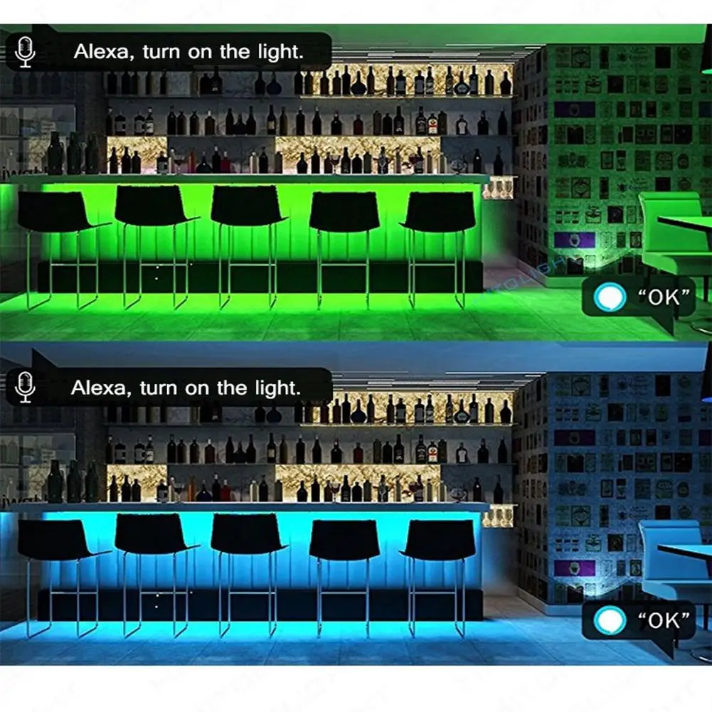 Controller LED monocolore Smart Phone Alexa dimmer Controller WiFi Wireless per 5050 3528 LED Strip Light