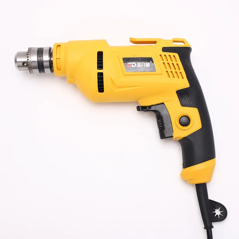 Multifunctional Household Pistol Drill 220V Speed Control Set Electric Tool Plug in Wired Pistol Drill Electric Tool