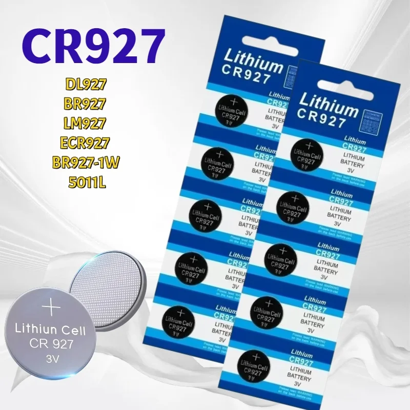

5/10pcs CR927 Lithium Battery 3V CR 927 Button Coin Cells 927 DL927 BR927 LM927 ECR927 BR927 for Watch Remote Toy Calculator