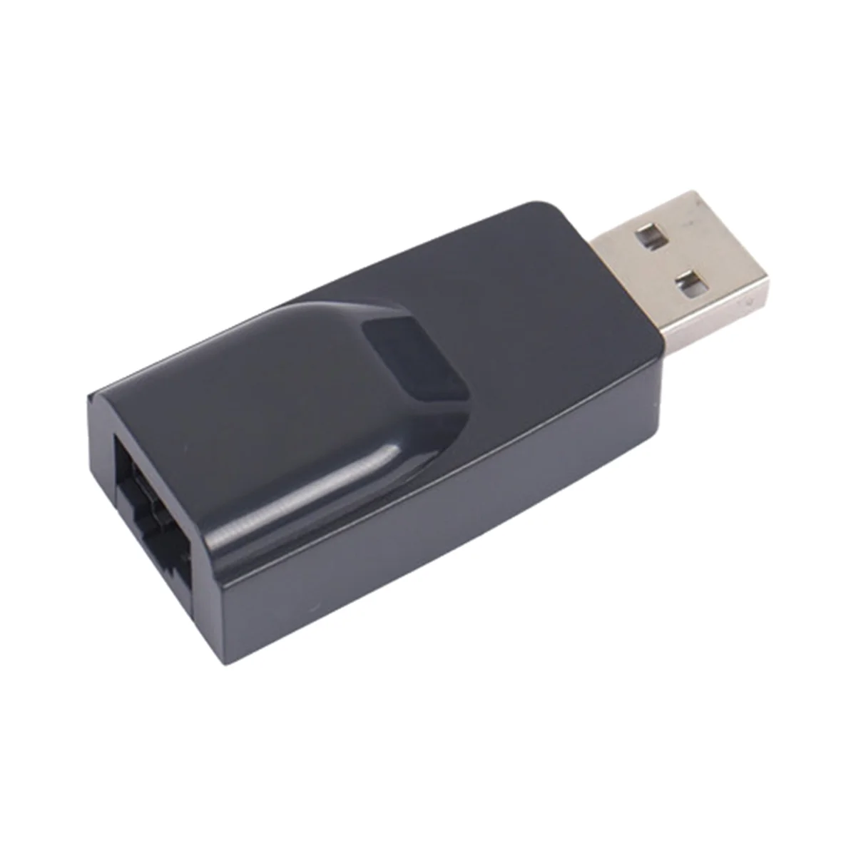 Adattatore Ethernet A49T da USB a RJ45 LAN Scheda di rete USB 2.0 da 100 Mbps per PC Laptop Desktop DVB Set Top Box Senza unità Nero