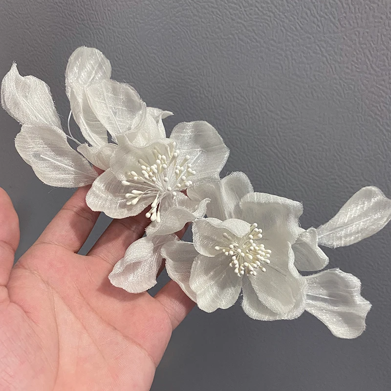 

Ele Fairy T свадебный головной убор с цветочным принтом, аксессуары для волос, реквизит для фотостудии, сухая аосфера, боковой зажим, декор для волос