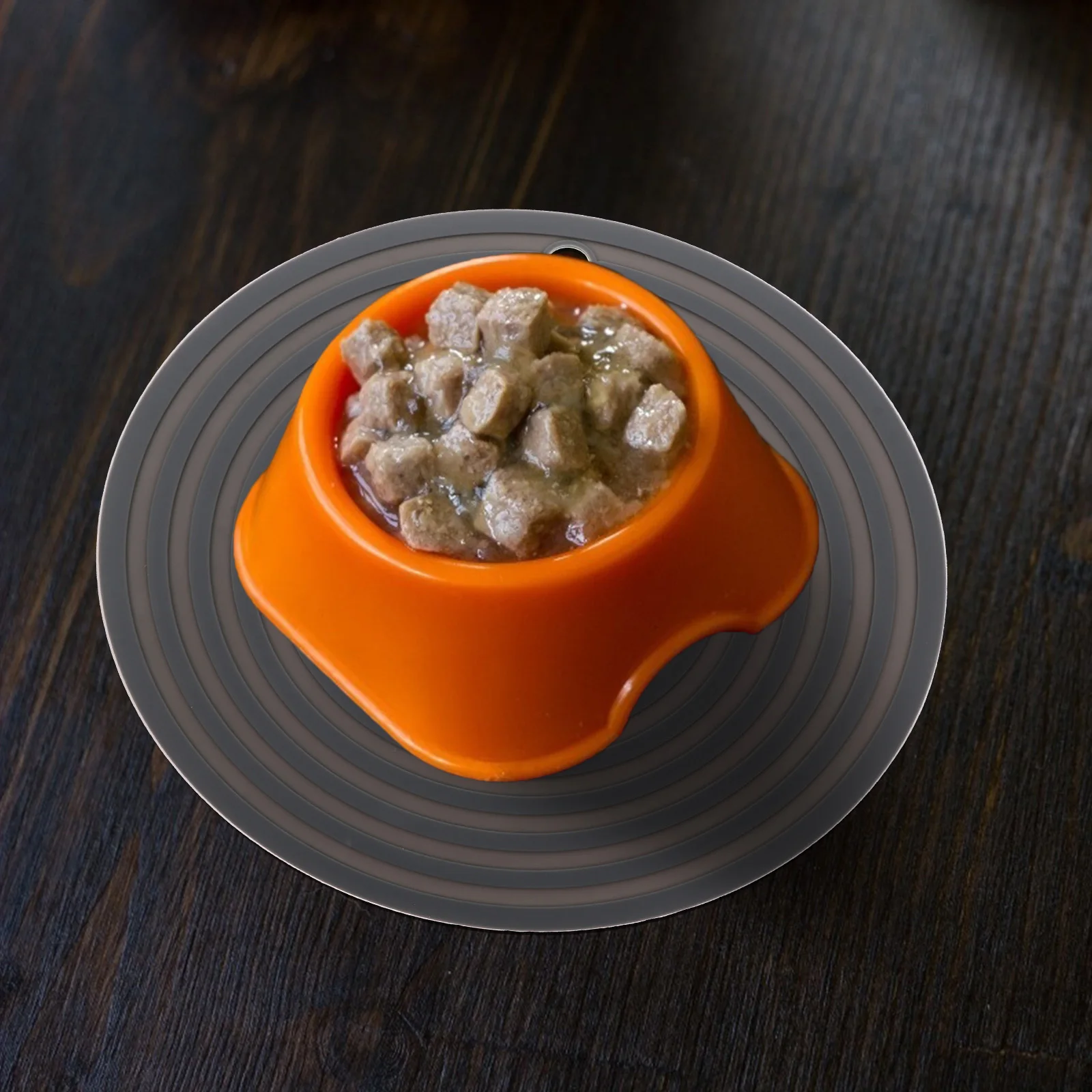 

2Pcs Durable Silicone Pet Dish Mat Anti-Scalding Heat Insulation Placemat for Cat Dog Feeding Kitchen Pod Pad Non-Slip Design