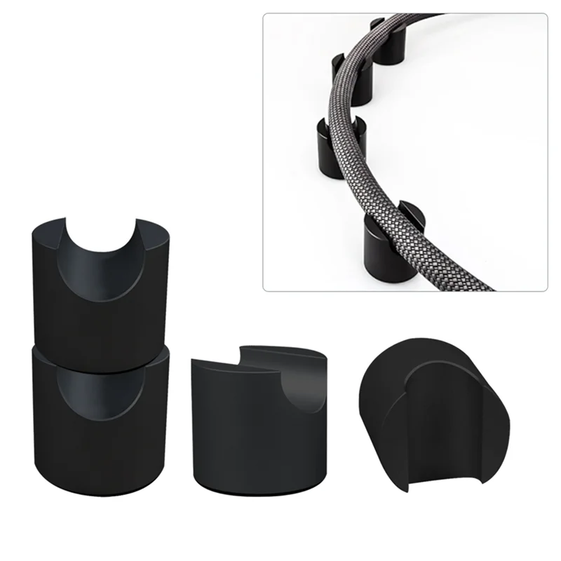 

FORW-4Pcs HIFI Cable Stand Booster Holder Support Frame Anti-Shock Foot Multi-Function Speaker Cable Trailing Pad