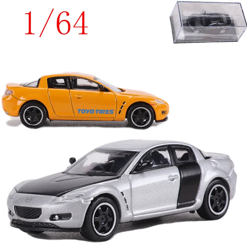 

DCT литой под давлением масштаб 1/64 ‌ Mazda RX-8 модель автомобиля из сплава, игрушки для мальчиков, подарок, литье под давлением и игрушечный транспорт, детские игрушки для мальчиков