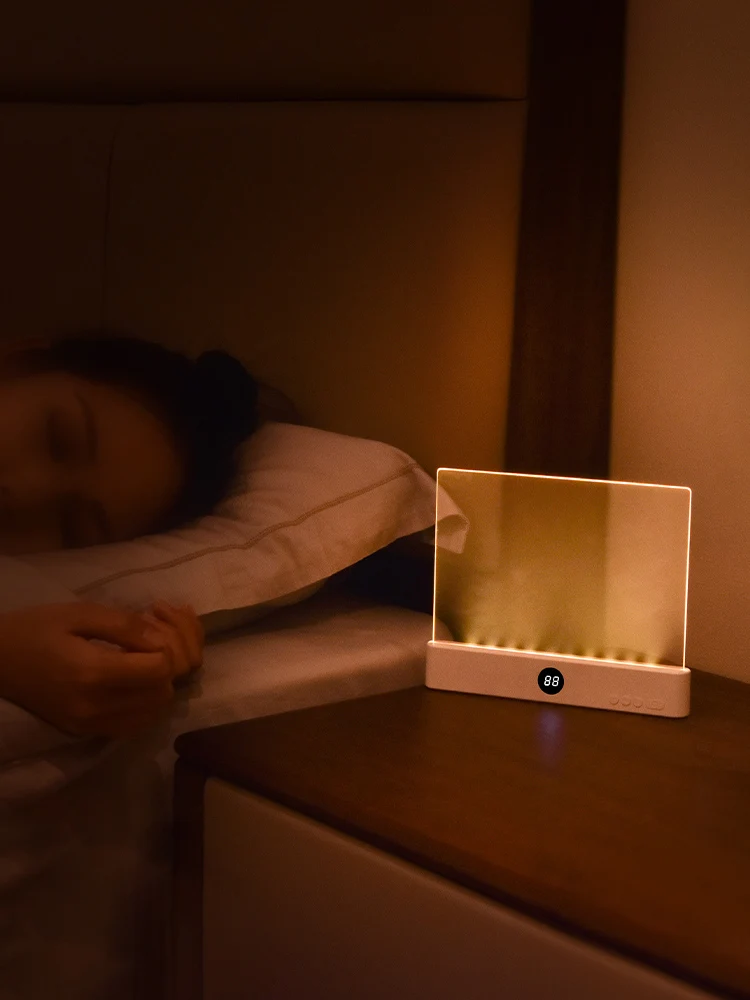 LED-Buchlicht und Nachtlicht 2 in 1, 3 Farbtemperaturen und stufenlose Dimmung, wiederaufladbare USB-Leselampe mit Timer für Ni
