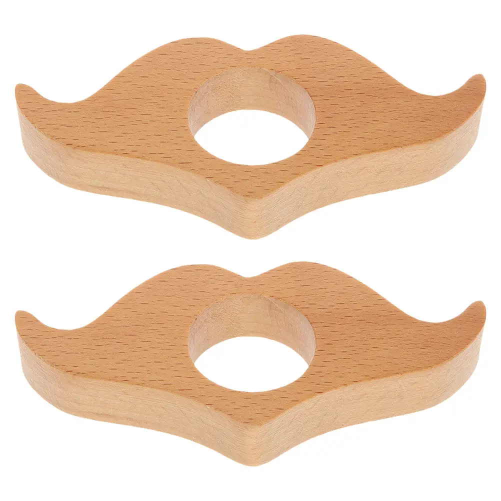 2Pcs Wooden Thumb Book Page Holders Handmade Finger Bookmarks Portable Reading Accessories Unique Rustic Book Holder for Reading