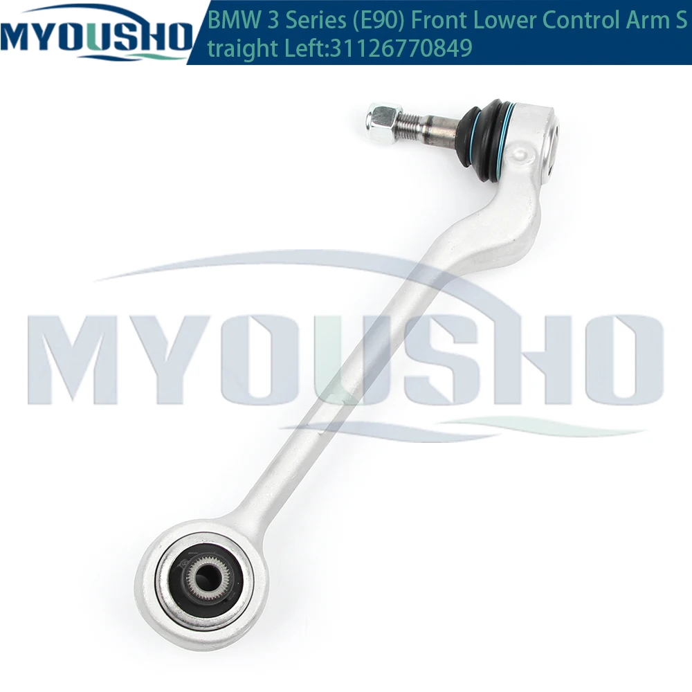 Myosho-brazo de Control de suspensión delantera, brazo recto para BMW serie 1, 3, E90, E91, E92, E93, E81, E82, E88, X1, E84, 31126770849,