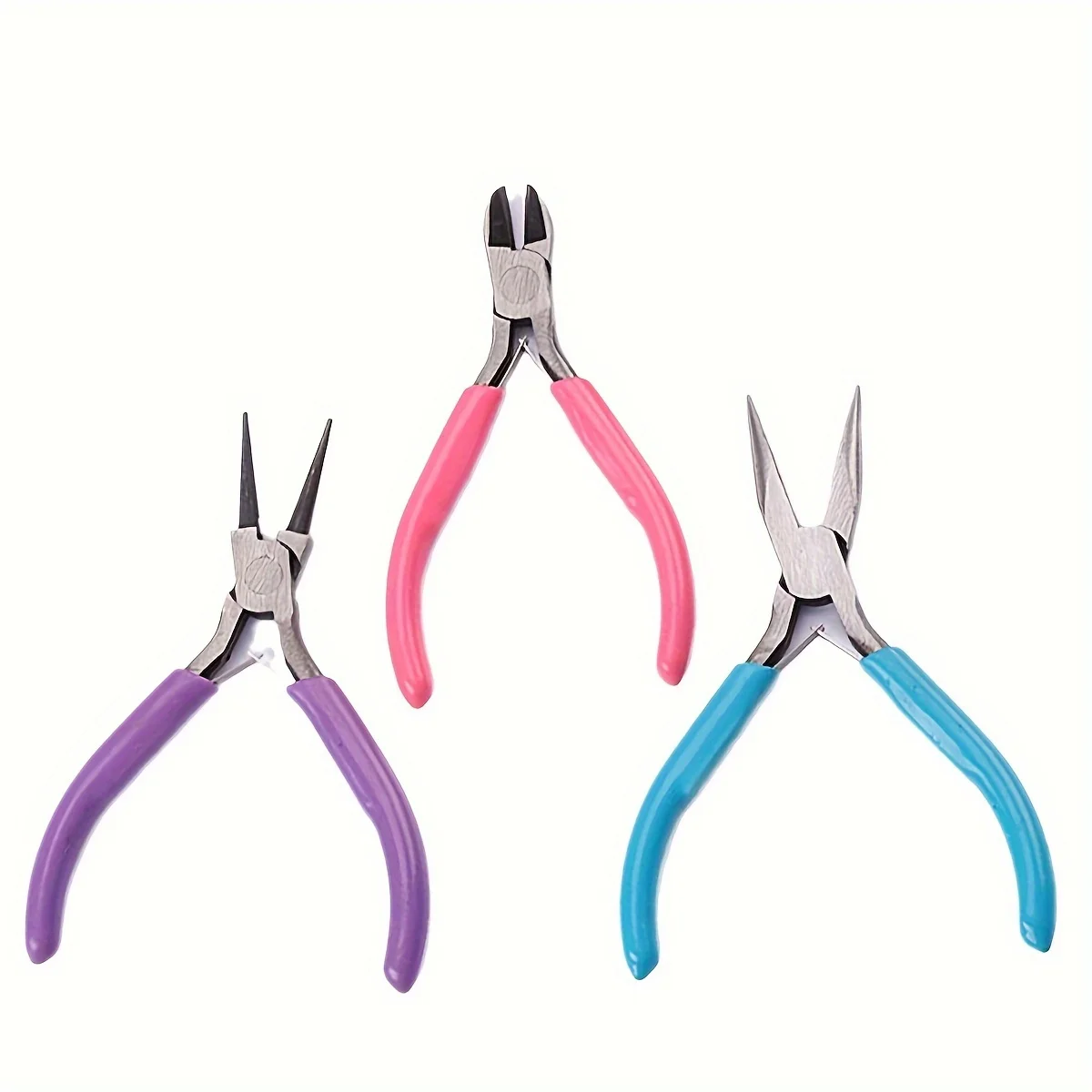 3pcs 3 Colors Handmade Pliers Set Can Be Used For DIY Jewelry Making Repair Tools Practical Convenient