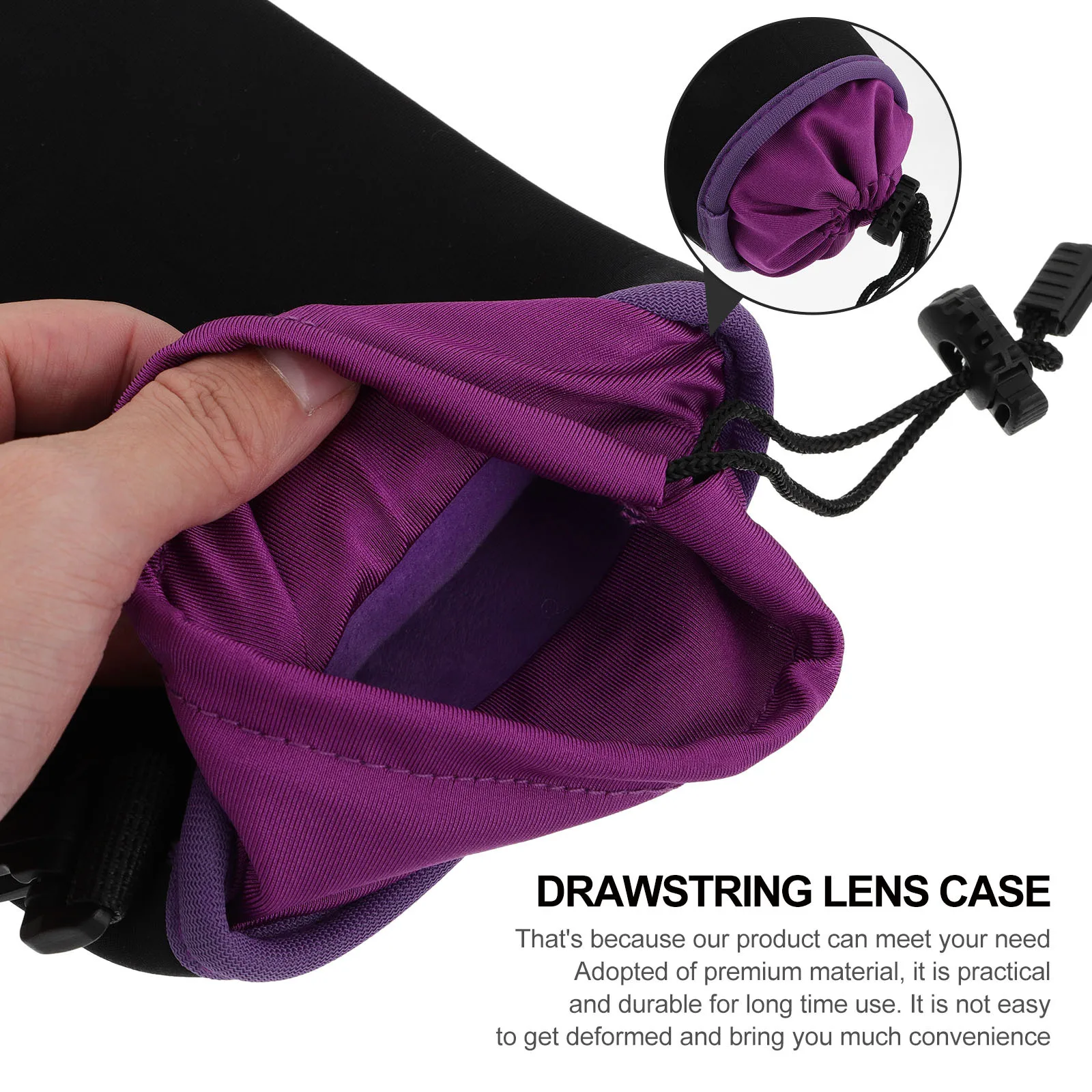 

Xl Neoprene Waterproof Camera Lens Case Bag Dustproof Sand Resistant Shockproof Protective Pouch Lens Pouch Bag