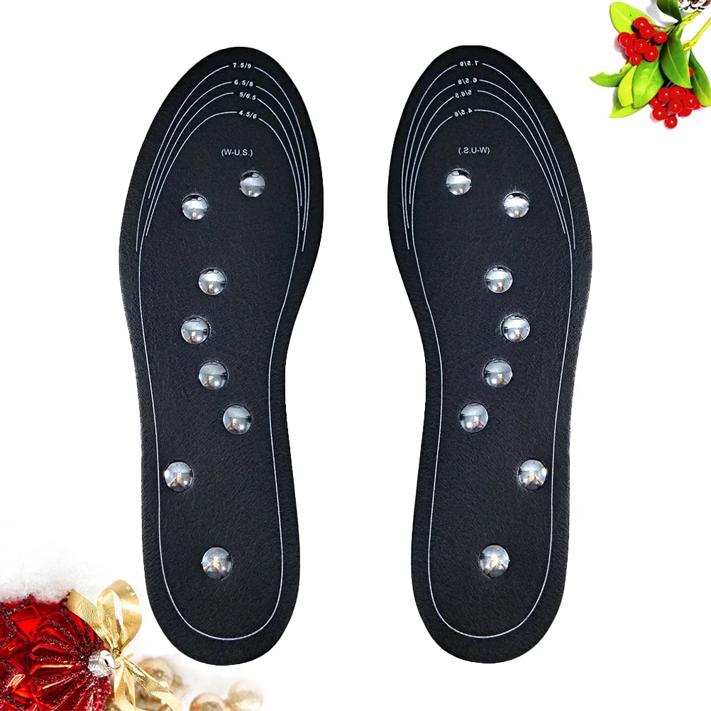 

Shiatsu Acupressure Insoles for Plantar Fasciitis Foot Care Magnet Therapy Magnetic Women's Shoe Inserts