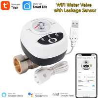 Tuya Smart WiFi Water Vavle Gas Shutoff for DN15/DN20/DN25 APP Wireless Control Timer with Leakage Protection Alexa Compatible