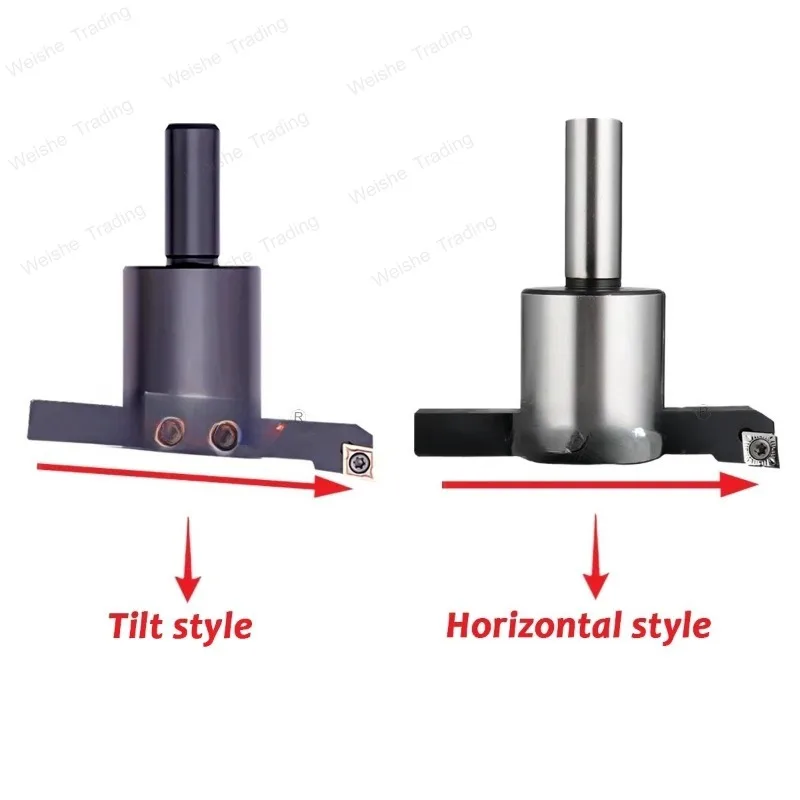 Adjustable Dimension End Face Milling Cutter Disc C12-40-10x10 C20-50-16x16 Flying Cutter Disc CCMT DCMT CNC Lathe Turning Blade