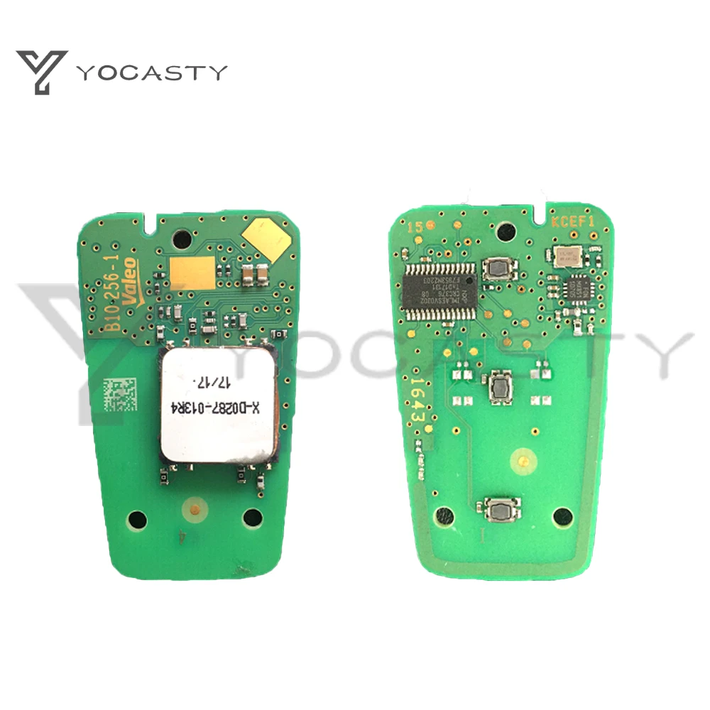 YOCASTY 3 Buttons Smart Car Key For Peugeot 208 301 3008 5008 Traveler Expert Citroen C3 C4 Keyless Go Car Key 433MHz 4A Chip