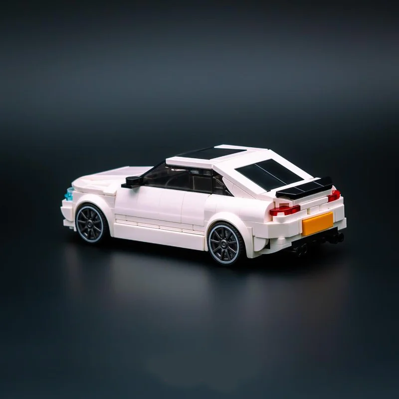 371 SZT. Nowy Model Auta MOC Miasto Autostrada ​ ​   Modułowe klocki konstrukcyjne Coupe - prezent dla dzieci