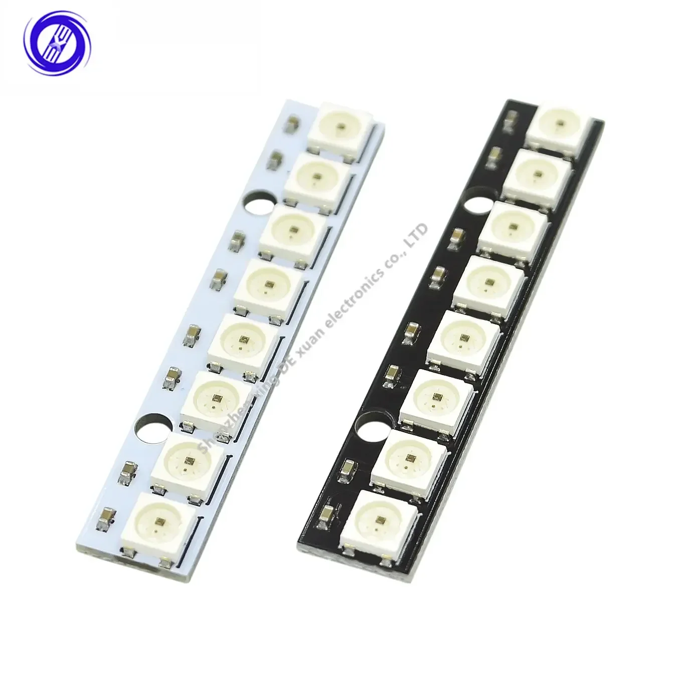 MXW 10PCS/LOT 8 channel WS2812 5050 RGB LED lights built-in full color-driven development board