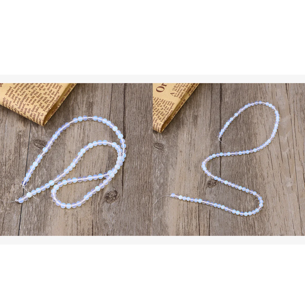 8 مللي متر أوبال الخرز السواحل مادة متينة DIY بها بنفسك صنع المجوهرات أقراط القلائد الحلي الإبداعية اكسسوارات أوبال الخرز #2