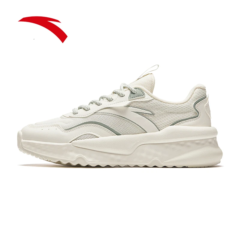 

ANTA Unrestrained mesh breathable lightweight casual shoes for women's summer new simple and versatile tennis style sports shoes