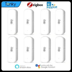 Ewelink Zigbee sıcaklık ve nem sensörü Zigbee sıcaklık sensörü akıllı ev ses kontrolü Alexa Google ev ile çalışmak