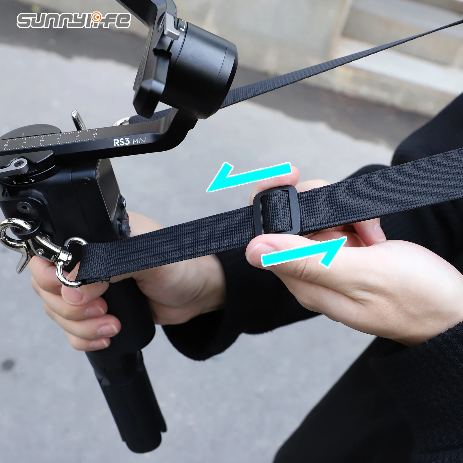 Sunnylife двойной крюк ремешок для снятия стресса плечи удобный стабилизатор ремня шейный ремешок для RS 3 Mini