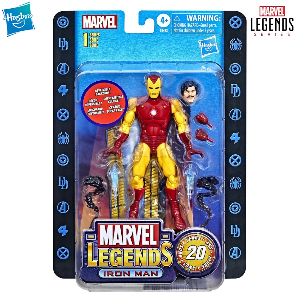 

[In-Stock] Hasbro Marvel Legends Series Iron Man (Toy Biz 20th Anniversary) 15cm Collectible Comic Action Figure Model Gift Toys