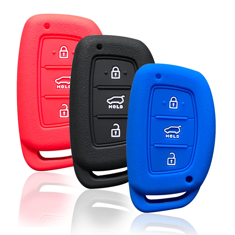 For Hyundai Tucson 2019 Elantra 2019 Sonata Mistra Funda Llave Silicone Car Key Cover