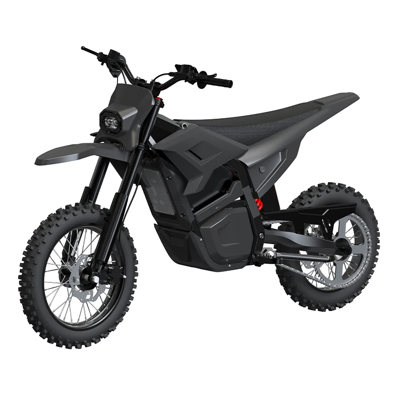 M5 Electric Bike for Adults 2600W Peak 30MPH Max Speed 48V 20Ah Lithium Battery 25 Mile Range All-Terrain Off-Road Electric Motorcycle  Tires Inverted Front Fork Rear Shock Absorber Hydraulic Disc Brakes Chain Drive E-Dirt Bike for Off-Road