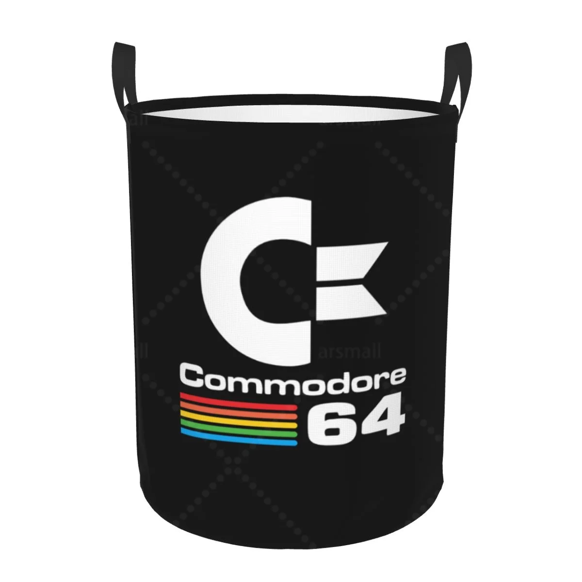 

Commodore 64 Print Laundry Hamper Large Clothes Storage Basket Toys Bin Organizer for Nursery Home Bathroom Bedroom