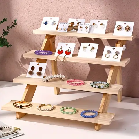 8 best sales लकड़ी का प्रदर्शन स्टैंड - №7