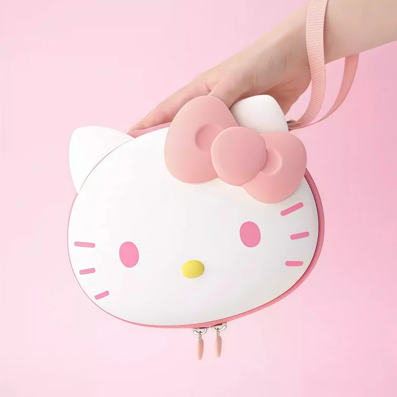 سانريو الكرتون تصميم مخصص مرحبا كيتي أذرع التحكم في ألعاب الفيديو حقيبة التخزين Ps5/Nspro/Xbox حقيبة تحكم حقيبة كتف أنيمي الطرفية