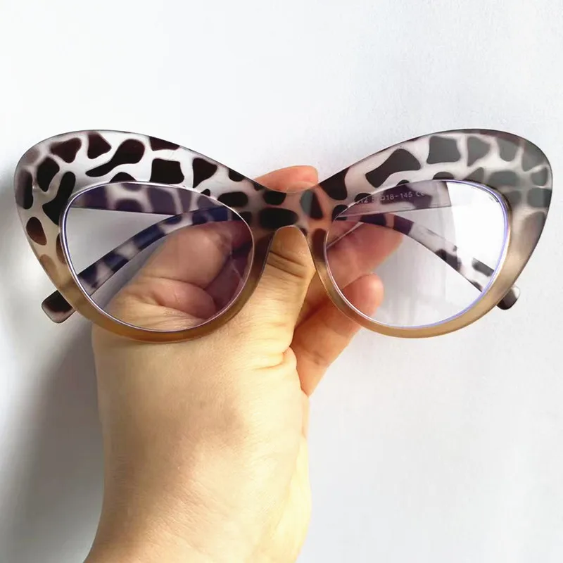 NEW Women Anti-Blue Light Glasses Personality Optical Eyeglasses Butterfly Spectacles Simplicity Patchwork Frame Eyewear