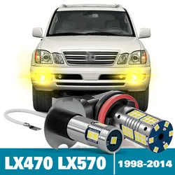 2pcs LED Fog Light For Lexus LX470 LX570 Accessories 1998-2015 2002 2003 2004 2005 2006 2007 2008 2009 2010 2011 2012 2013 2014