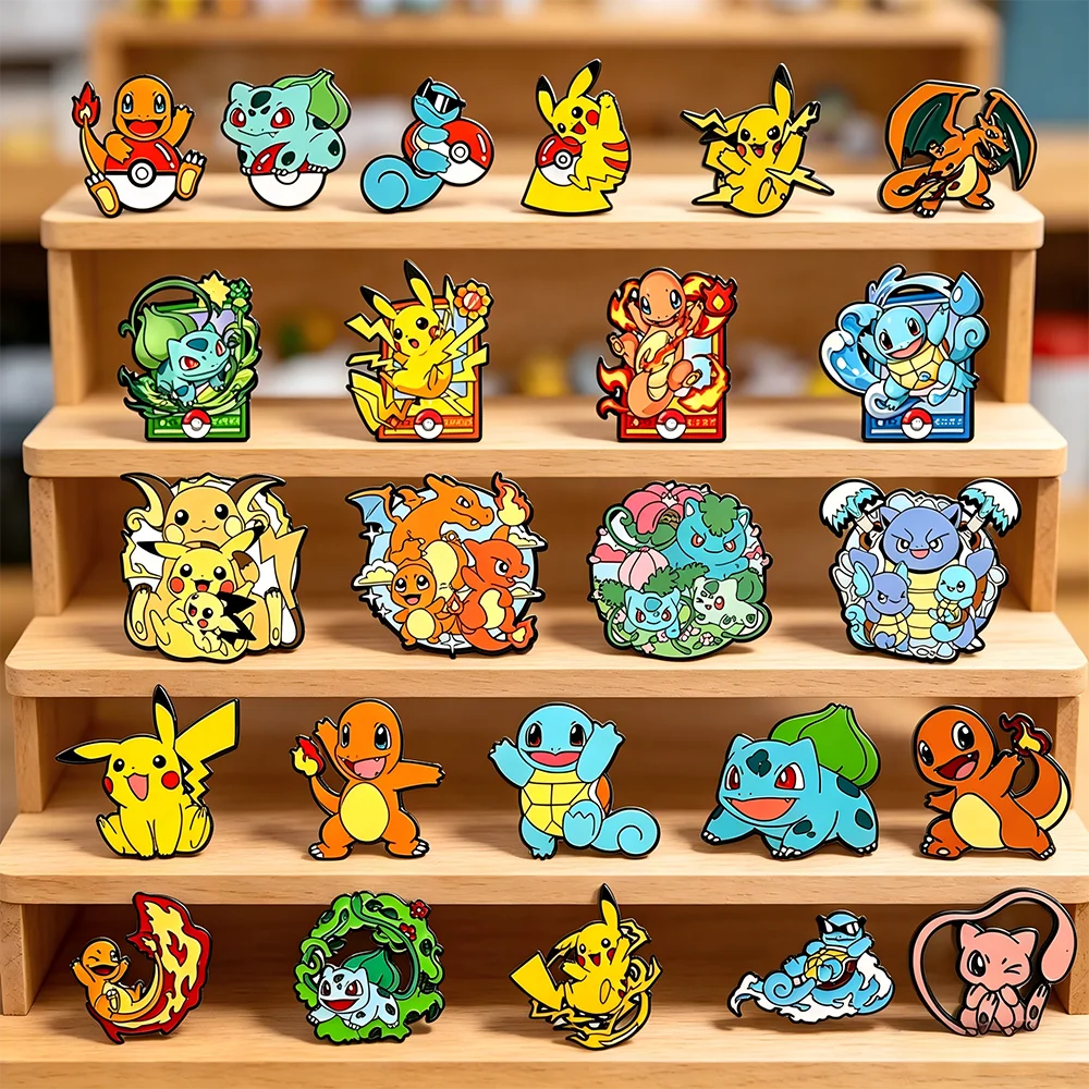 Set di 8 spille smaltate Pokém - Anime Cosplay Pokemon recensione e prezzo