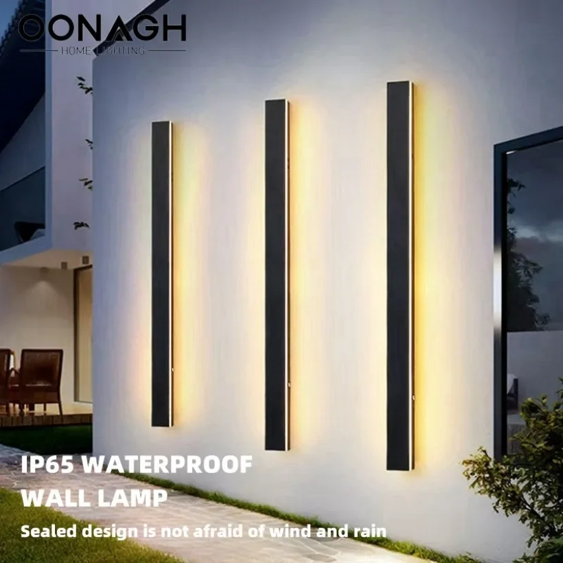 

LED Wall Lamp Outdoor Garden Porch IP65 Waterproof Wall Light Bedroom Living Room Mirror Background Wall Indoor Decor Fixture