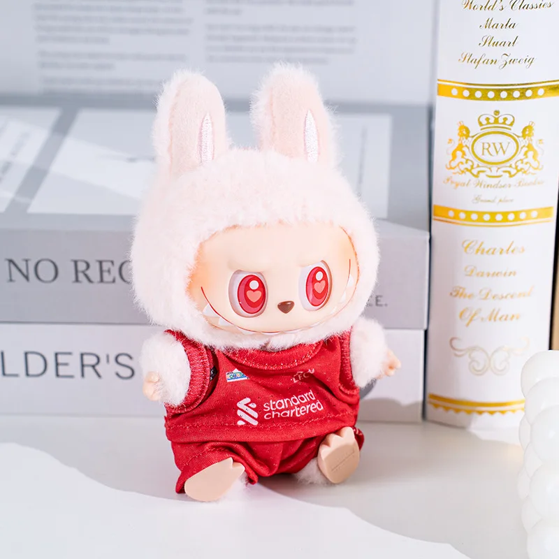 Neue Puppenkleidung für 17 cm Labubu-Kleidung, sitzende Party, Baseball-Kleidung, Kinderkleidung, DIY-Zubehör, Sport-Set, Geschenke